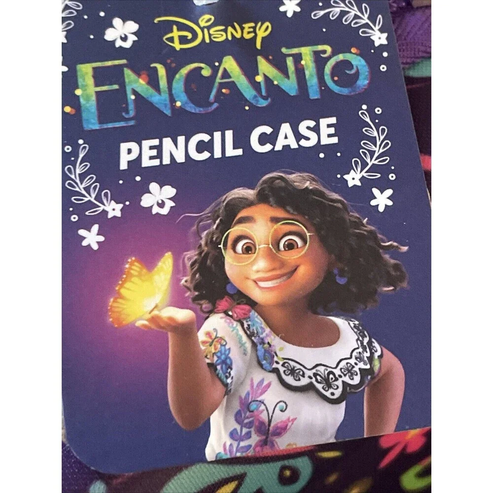 Disney Encanto Molded Pencil Case – 5x8 Pencil Box and Crayon Box for School NEW